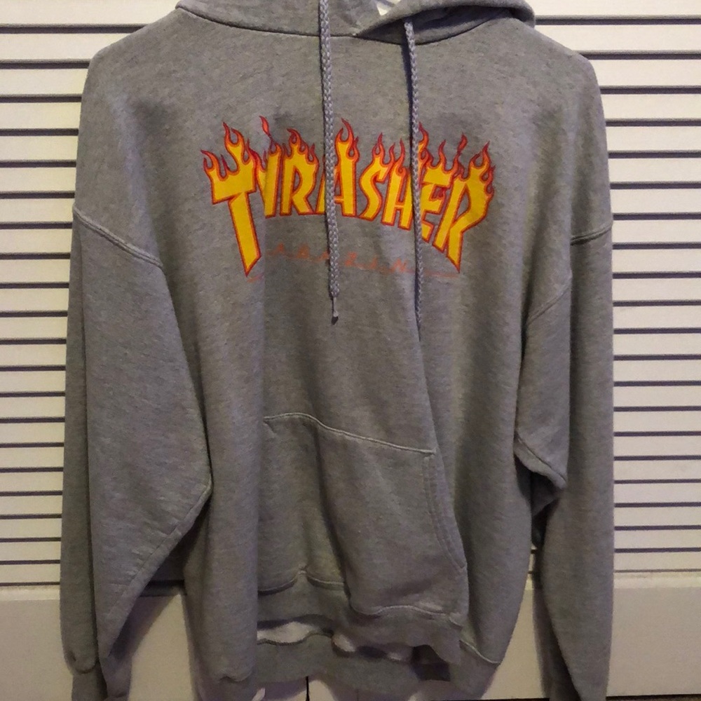 Gray Thrasher Hoodie M